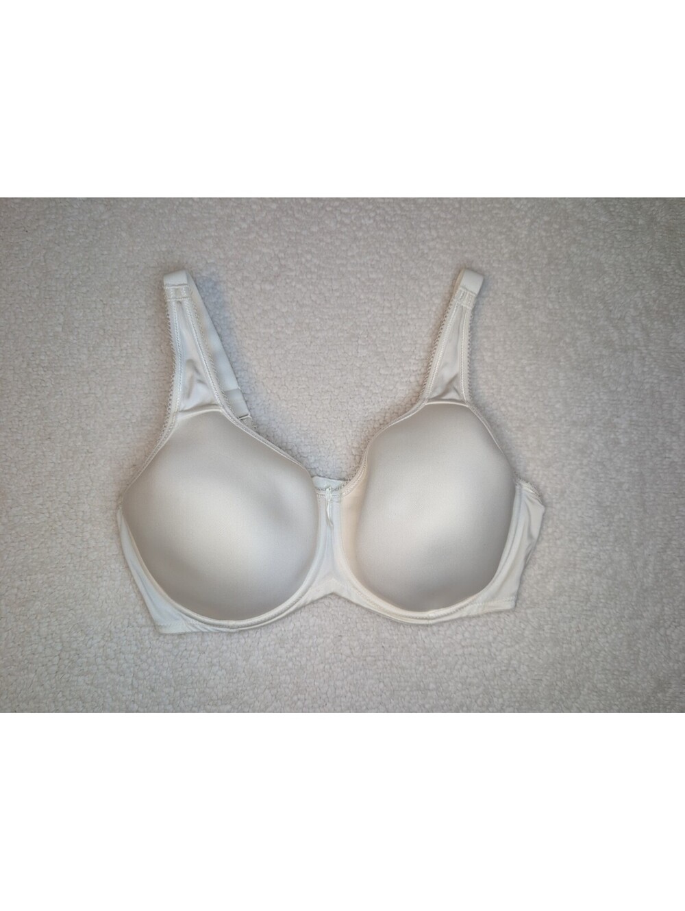 Wacoal Bra White Sz 38DD Underwire Lightly Padded 853192